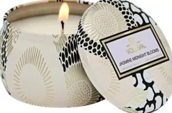 VoluspaJasmine Midnight Blooms Japonica Mini Tin Candle 25h 113 g