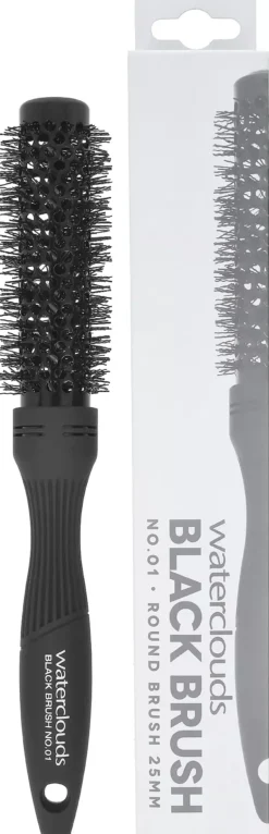 WatercloudsBlack Brush No.01 Ceramic Hot Curling Brush 25Ø 25 mm