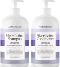 WatercloudsSilver Refine Shampoo 1000 ml & Conditioner 1000 ml