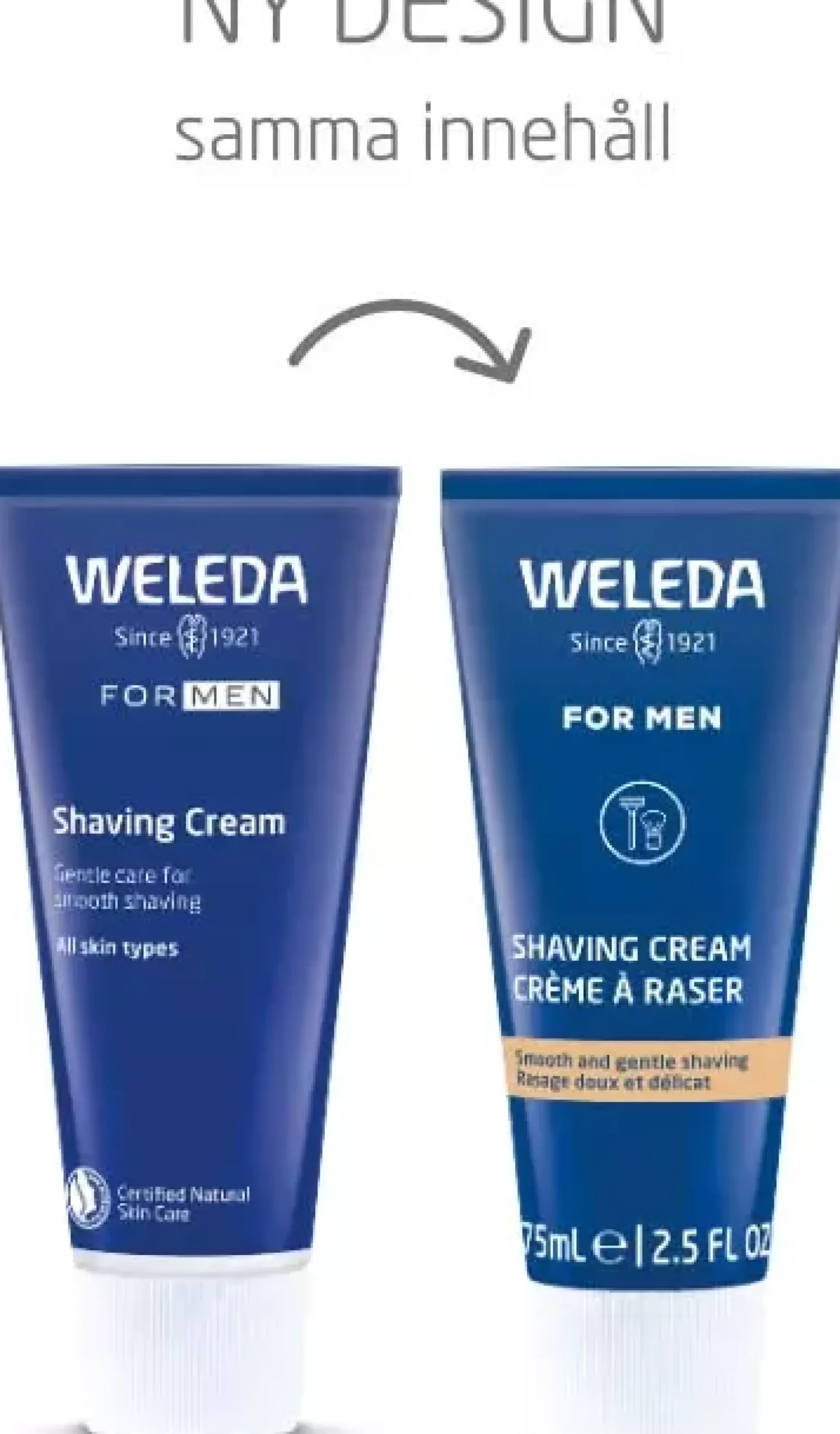 WeledaFor Men Shaving Cream 75 ml