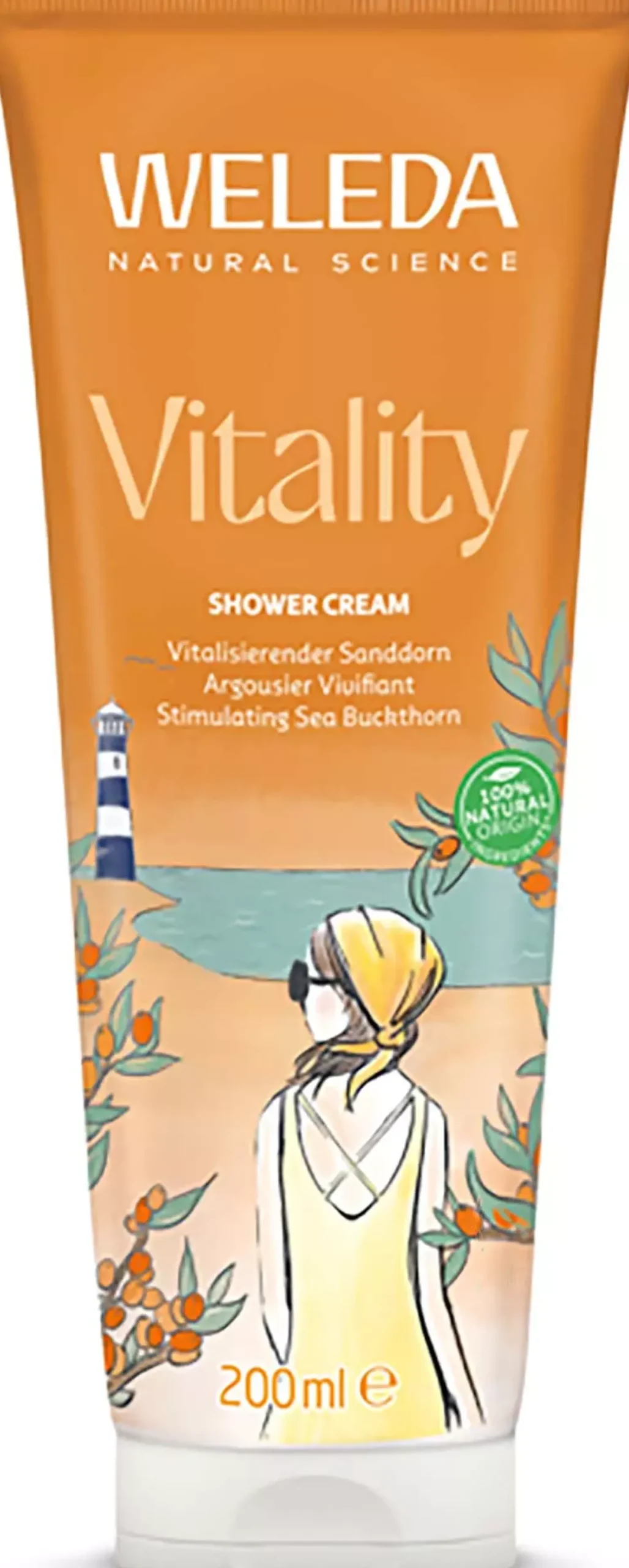 Weleda Vitality Shower Cream Sea Buckthorn 200 ml