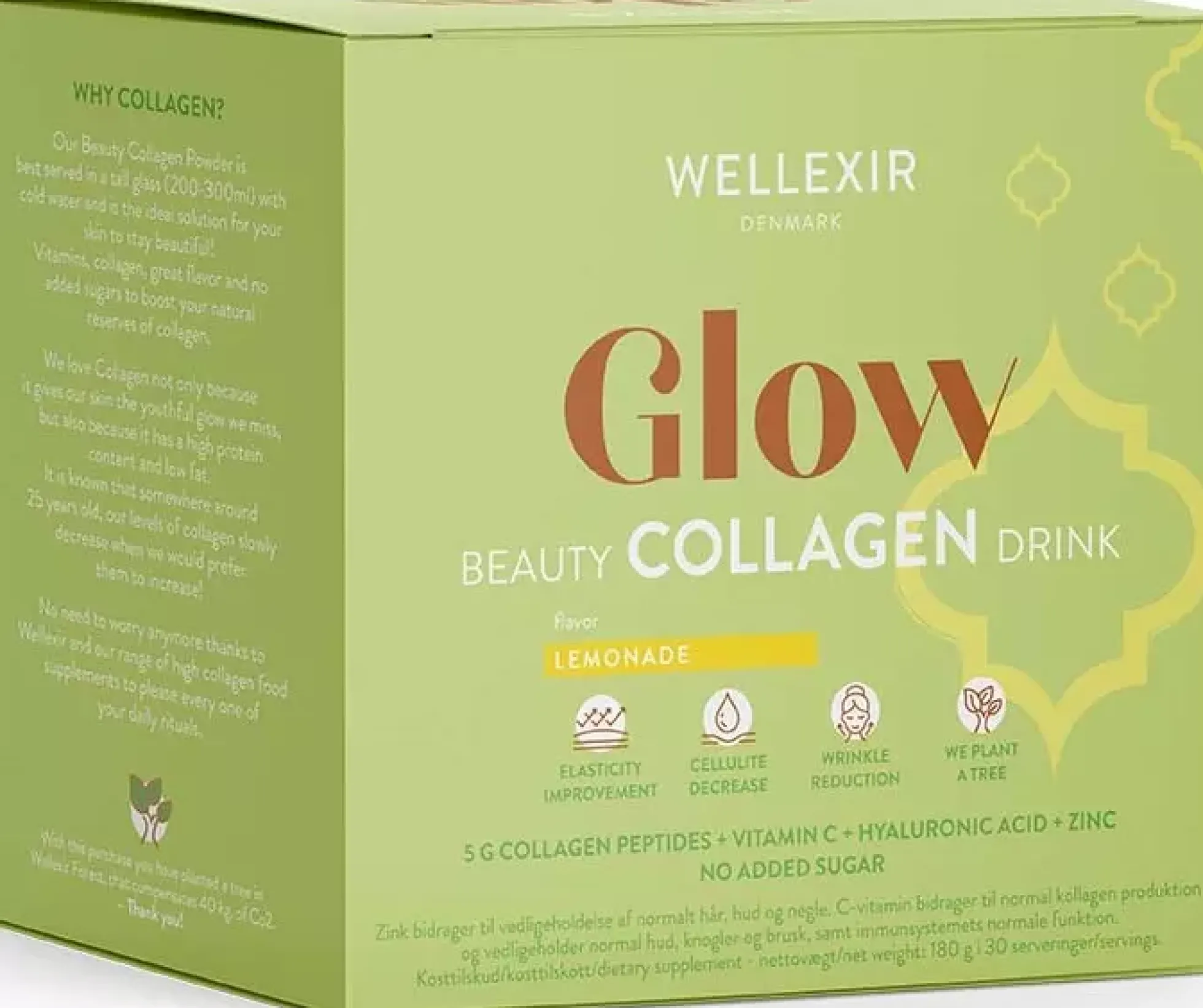WellexirGlow Beauty Collagen Drink Lemonade 30x6g