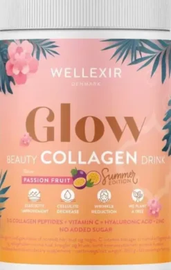 WellexirGlow Beauty Collagen Drink Passion Fruit 360 g