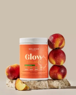 WellexirGlow Beauty Collagen Drink Peach Ice Tea 360 g