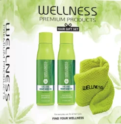 Wellness Premium ProductsIntensive Set (Shampoo 500 ml, Conditioner 500 ml, Hair Towel)