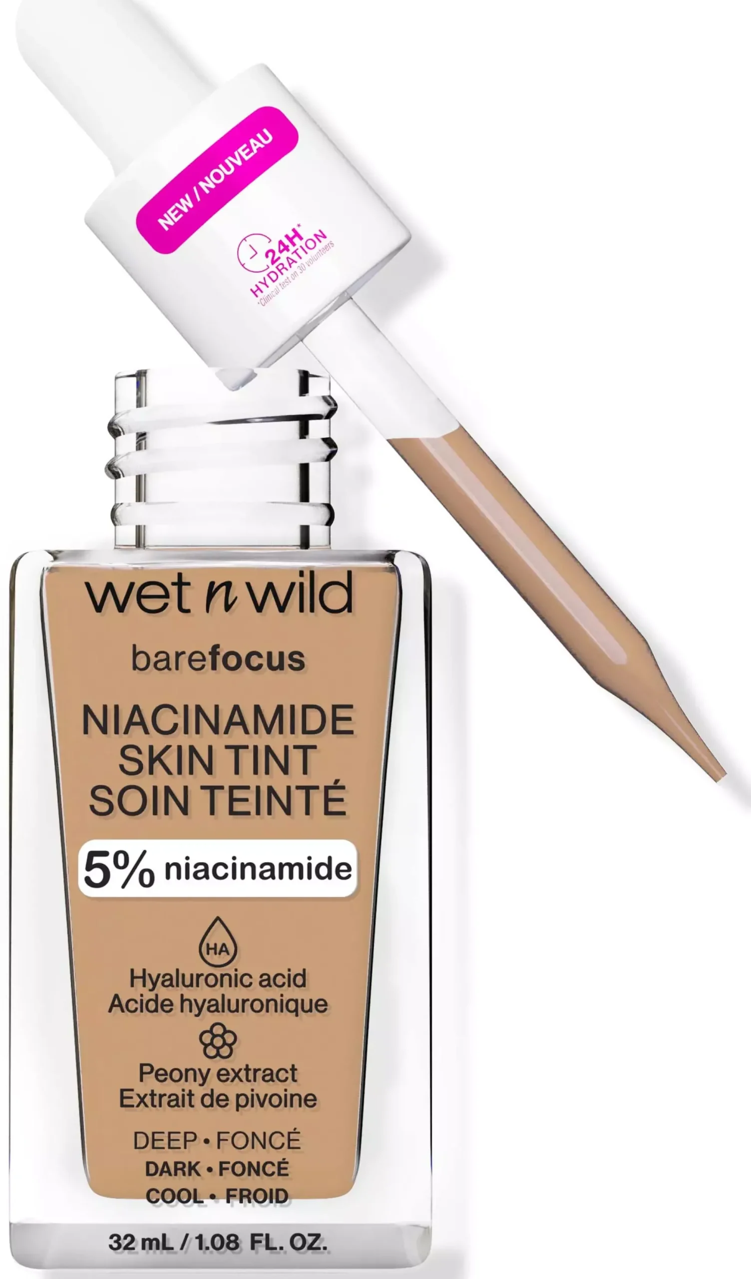 Wet n Wild Bare Focus Niacinamide Skin Tint Deep