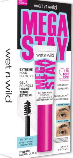 Wet n Wild Mega Stay Extreme Hold Brow Gel Clear