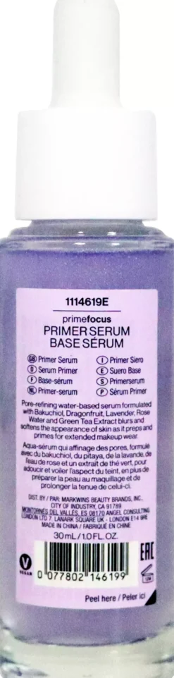 Wet n Wild Prime Focus Primer Serum Refine Pores 30 ml