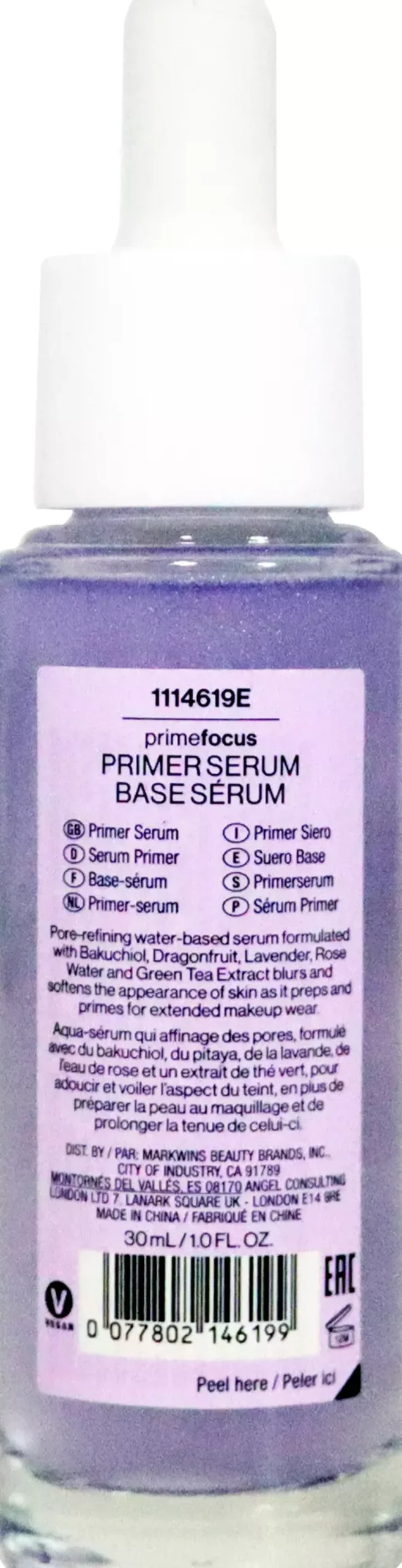 Wet n Wild Prime Focus Primer Serum Refine Pores 30 ml