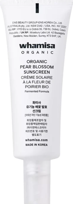 Whamisa Pear Blossom Sunscreen SPF50+ 50 ml