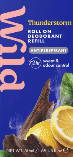 Wild Antiperspirant Roll On Refill Thunderstorm 50 ml