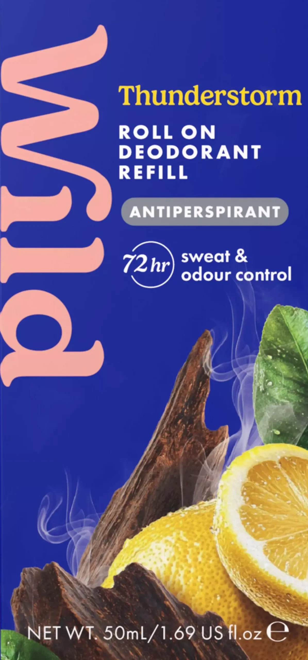 Wild Antiperspirant Roll On Refill Thunderstorm 50 ml