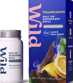 Wild Antiperspirant Roll On Refill Thunderstorm 50 ml