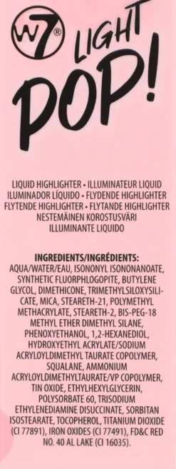 W7 Light Pop! Liquid Highlighter