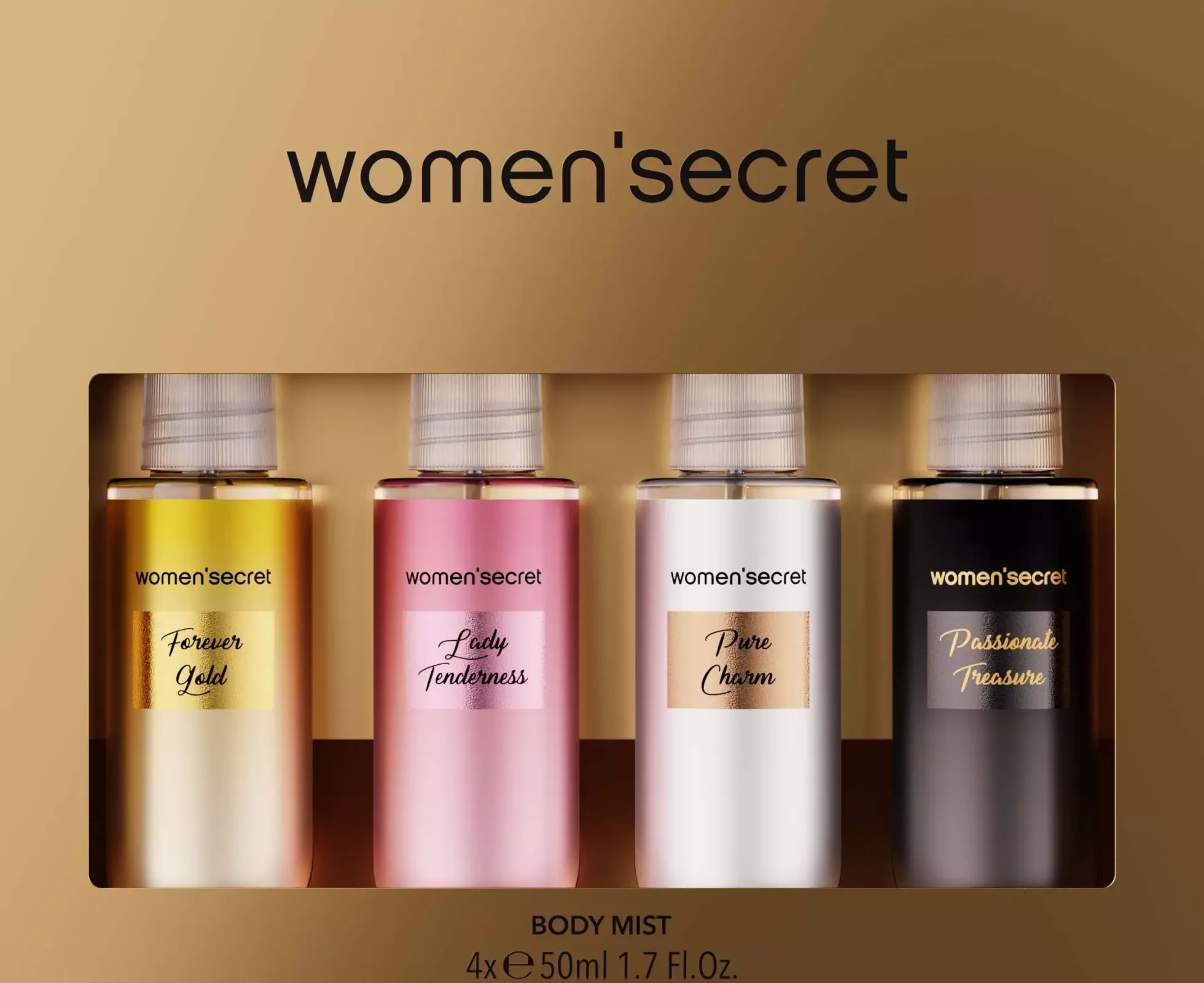 Women'secret Body Mist Set Gold 200 ml