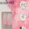 W7 Preglued Nails Blush Ombre
