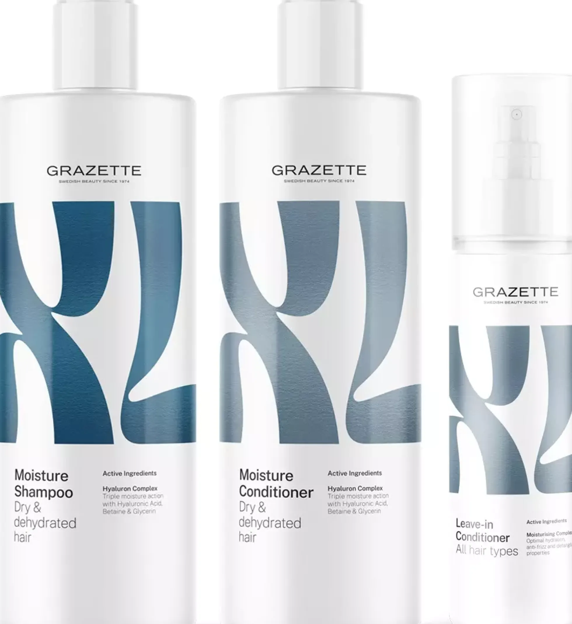 XLMoisture Shampoo 400 ml & Conditioner 400 ml & Leave-In Conditioner 250 ml