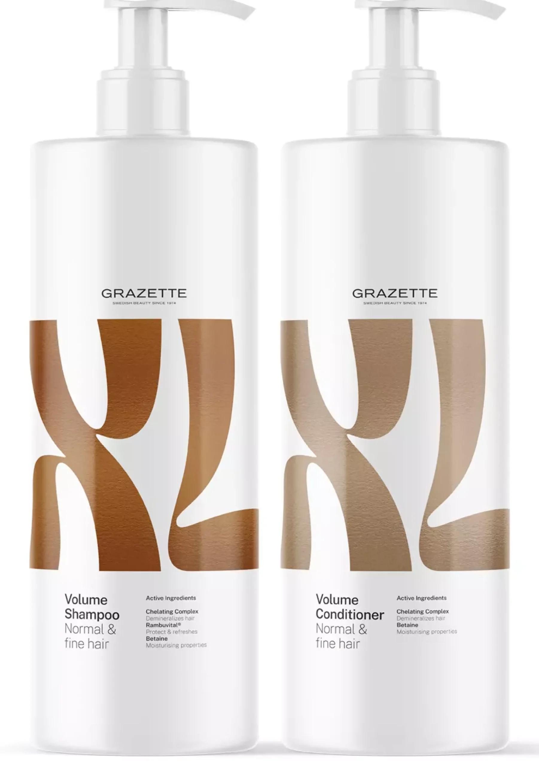 XLVolume Shampoo 1000 ml & Conditioner 1000 ml