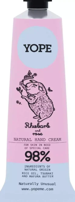 YOPEBotanical Hand Cream Rhubarb and Rose 50 ml