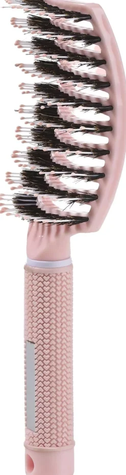 Yuaia Haircare Curved Paddle Brush Pink