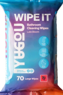 YUGOU WIPE IT Bathroom Cleaning Wipes Late Bloom 70 st