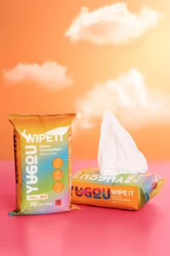 YUGOU WIPE IT Kitchen Cleaning Wipes Zesty Lemon 70 st