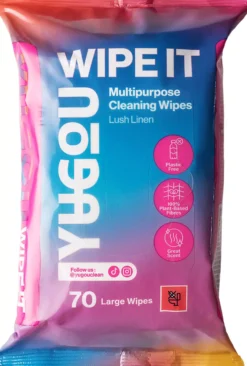YUGOU WIPE IT Multipurpose Cleaning Wipes Lush Linen 70 st