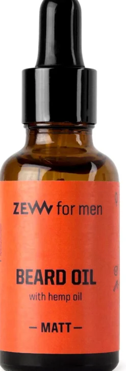 ZEW for Men Beard Oil with hemp oil matt 30 ml